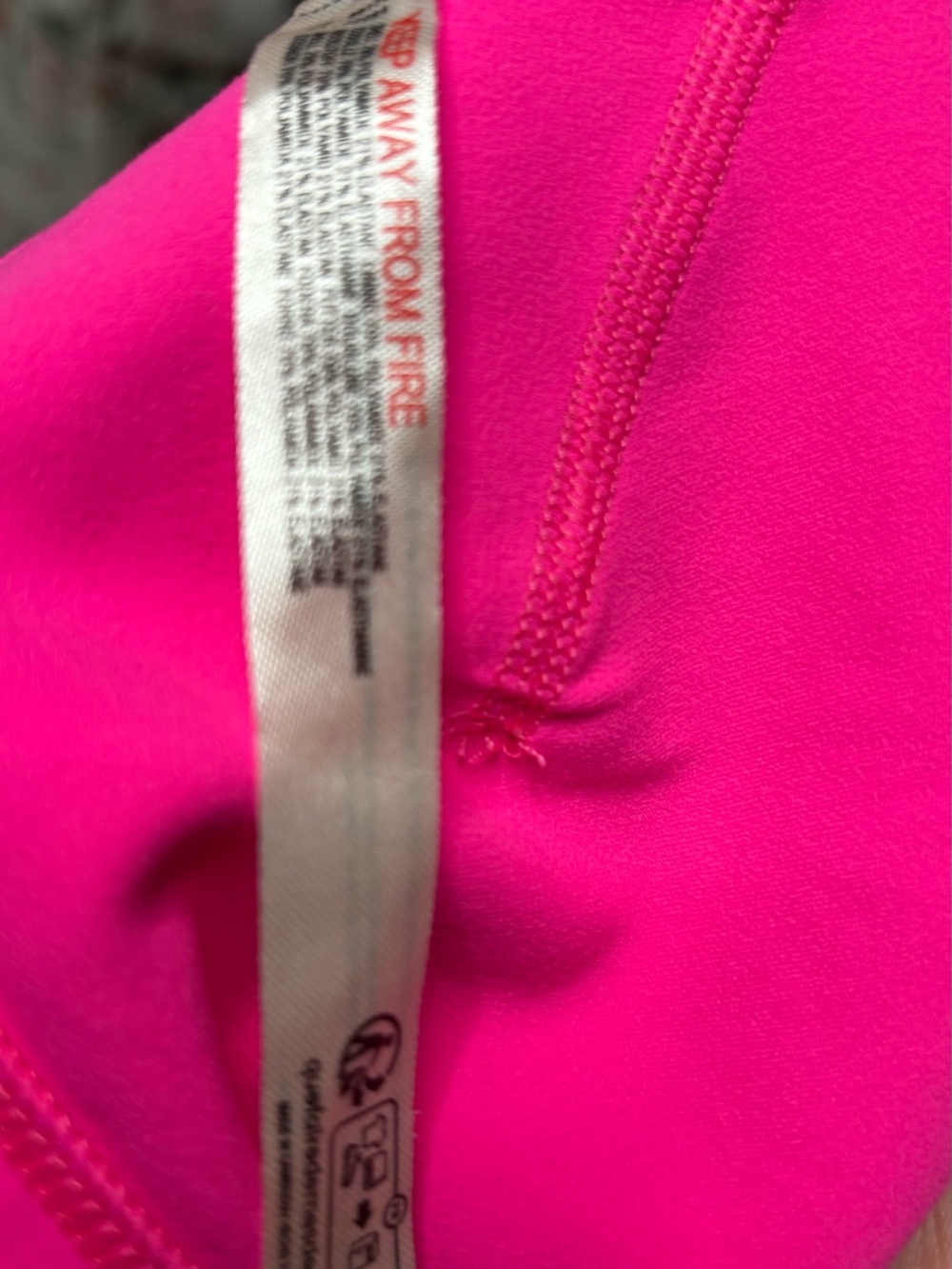 FP Hot pink sports bra with built in padding - Picture 5 of 5